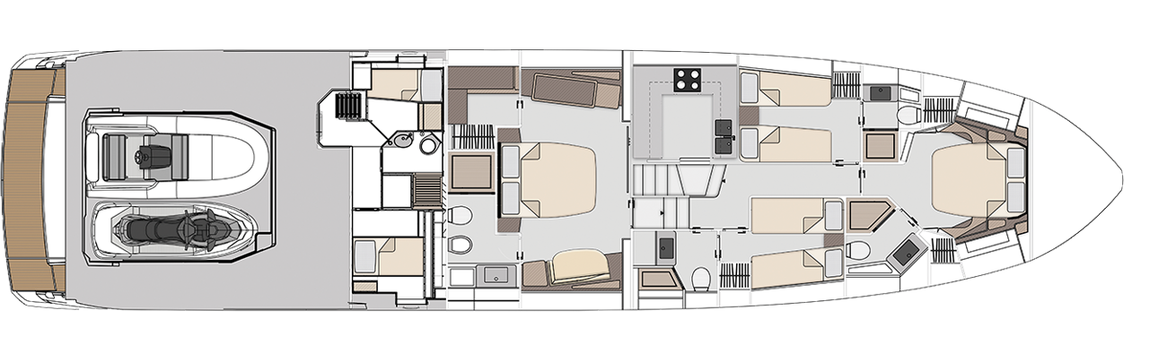 Lower deck